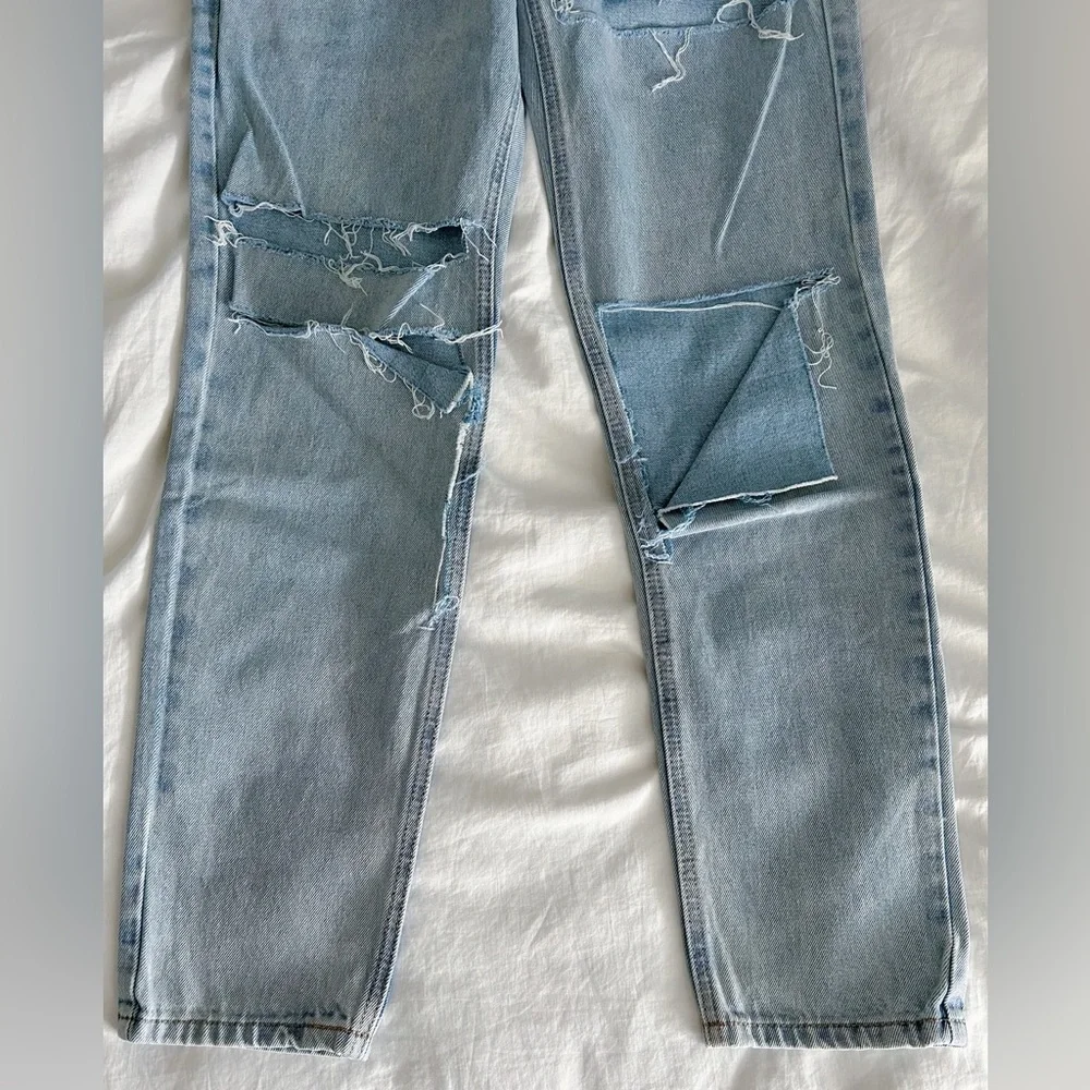 Adika Ripped Straight Jeans - Picture 3 of 5